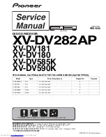 Pioneer XV-DV180 Service Manual preview