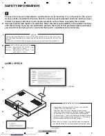 Предварительный просмотр 2 страницы Pioneer XV-DV180 Service Manual