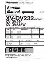 Pioneer XV-DV232 Service Manual preview