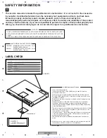 Предварительный просмотр 2 страницы Pioneer XV-DV232 Service Manual