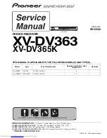 Предварительный просмотр 4 страницы Pioneer XV-DV370 Service Manual