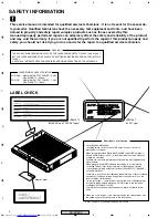 Предварительный просмотр 2 страницы Pioneer XV-DV424 Service Manual