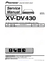 Preview for 1 page of Pioneer XV-DV430 Service Manual