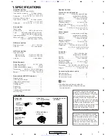 Preview for 5 page of Pioneer XV-DV430 Service Manual