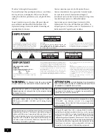 Preview for 2 page of Pioneer XV-DV55 Operating Instructions Manual