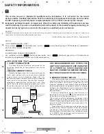 Предварительный просмотр 2 страницы Pioneer XV-DV8 Service Manual