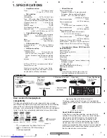 Предварительный просмотр 5 страницы Pioneer XV-GX3 Service Manual