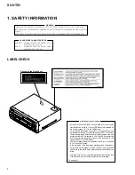 Preview for 2 page of Pioneer XV-HTD1 Service Manual