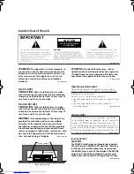 Предварительный просмотр 2 страницы Pioneer XW-DV1WS Operating Instructions Manual