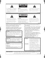 Предварительный просмотр 2 страницы Pioneer XW-HT1 Operating Instructions Manual