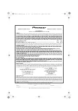 Preview for 70 page of Pioneer XW-NAC1-K Operating Instructions Manual