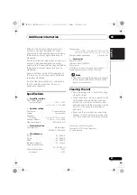 Предварительный просмотр 43 страницы Pioneer XW-NAC3-K Operating Instructions Manual