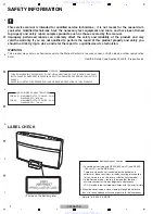 Предварительный просмотр 2 страницы Pioneer XW-NAV1-K Service Manual