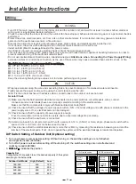 Preview for 12 page of Pioneer YH1824GHFD18RT2 Installation Manual