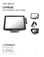 Preview for 1 page of PIONEERPOS CYPRUS Core i-Series User Manual