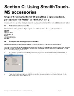 Preview for 21 page of PIONEERPOS StealthTouch-M5 User Manual