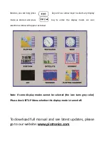 Preview for 18 page of Piotronics PY-GP7FP Quick Manual