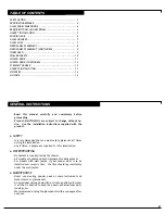 Preview for 2 page of Pipeline P-DR1W-48 Owner'S Manual