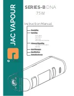 Preview for 1 page of Pipeline SERIES-B DNA 75W Instruction Manual