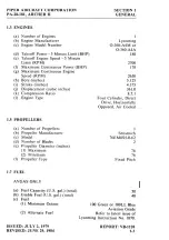 Preview for 3 page of Piper Aircraft Corporation ARCHER II PA-28-181 Operating Handbook