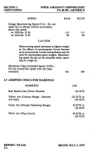 Предварительный просмотр 7 страницы Piper Aircraft Corporation ARCHER II PA-28-181 Operating Handbook