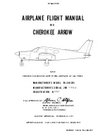 Предварительный просмотр 6 страницы Piper Aircraft Corporation Cherokee Arrow II Operating Instructions Manual