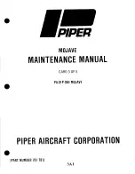 Preview for 552 page of Piper Aircraft Corporation MOJAVE PA-31 P-350 Maintenance Manual