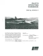 Preview for 1 page of Piper Aircraft Corporation Seneca II PA-34-200T Pilot Operating Handbook