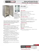 Предварительный просмотр 4 страницы Piper Products 1008-SS Brochure & Specs