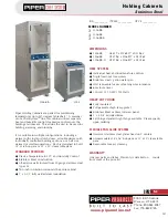 Предварительный просмотр 6 страницы Piper Products 1008-SS Brochure & Specs