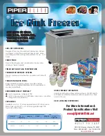 Preview for 1 page of Piper Products Ice Rink ICF-51 Brochure