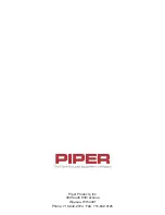 Preview for 13 page of Piper AP PROOFER Installation And Operating Manual