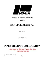 Piper ARROW III Service Manual preview