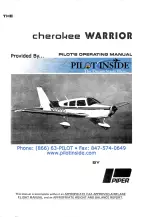 Piper cherokee WARRIOR Pilots Operating Manual preview