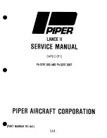 Предварительный просмотр 289 страницы Piper Lance II Service Manual