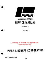 Piper Navajo Chieftain PA-31-350 Service Manual preview