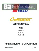 Preview for 846 page of Piper PA-24 Comanche Service Manual