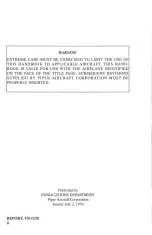 Preview for 2 page of Piper PA-28-181 Archer II Pilot Operating Handbook