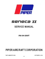 Piper PA-34-200T Seneca II Service Manual preview