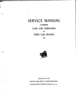 Piper Piper Cub Trainer J3 Service Manual preview
