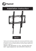 Pipishell PIMTK1 Installation Instruction preview