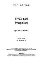 Pipistrel FP03-60E Operator'S Manual preview