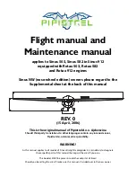 Pipistrel Sinus 503 Flight And Maintenance Manual preview