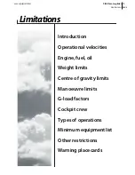 Preview for 13 page of Pipistrel Sinus 503 Flight And Maintenance Manual