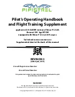Pipistrel Sinus 912 LSA LSA-GLIDER Pilot Operating Handbook preview