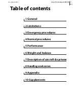 Preview for 9 page of Pipistrel Sinus 912 LSA LSA-GLIDER Pilot Operating Handbook