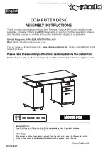 Preview for 1 page of Piranha Furniture PC2 Assembly Instructions Manual