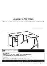 Piranha Furniture PC28 Assembly Instructions Manual preview