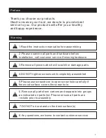 Preview for 2 page of Piranha 1103910 Assembly & Operation Manual