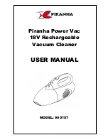 Preview for 1 page of Piranha 900157 User Manual